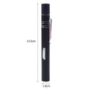 USB Charge LED Flashlight Medical Pen Light Mini Clip Nursing Lamp (Black) Newly