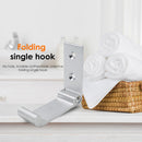 Folding Aluminum Wall Mounted Hook Headphones Holder Hat Clothes Rack Hange