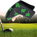 L-Shaped Golf Club Head Protection Cover Golf Putter Sleeve (Black Clover) Newly