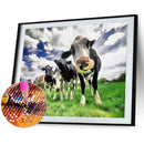 5D DIY Diamond Painting Kits Full Round Drill Cattle Mosaic Home Decoration G
