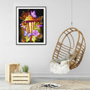 DIY Full Round Drill Diamond Painting Butterfly Mosaic Rhinestone Craft