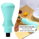 Retro Wax Sealing Stamp Wood Handle Post Seal Stamping Art Ancient Decorative