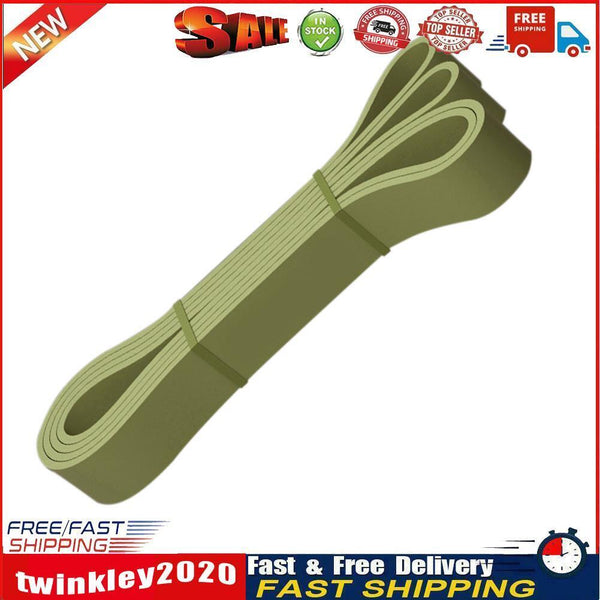 Fitness Band Resistance Strap Gym Workout Expander (Military Green 13mm) Newly