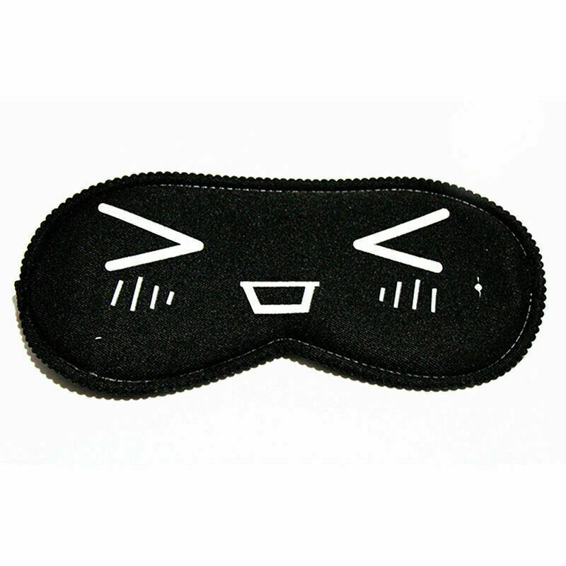 Cute Sleeping Eye Facepack Blindfold Sleep Travel Shade CoverLight Blinde B4W7