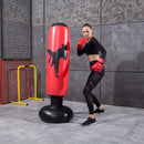 1.6m Inflatable Boxing Bag Training Tumbler Pressure Relief Pillar (Red) Newly