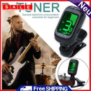 Gitarre Tuner Violin Ukulele Bass Clip-on LCD Display Tuning für Anfänger Musica