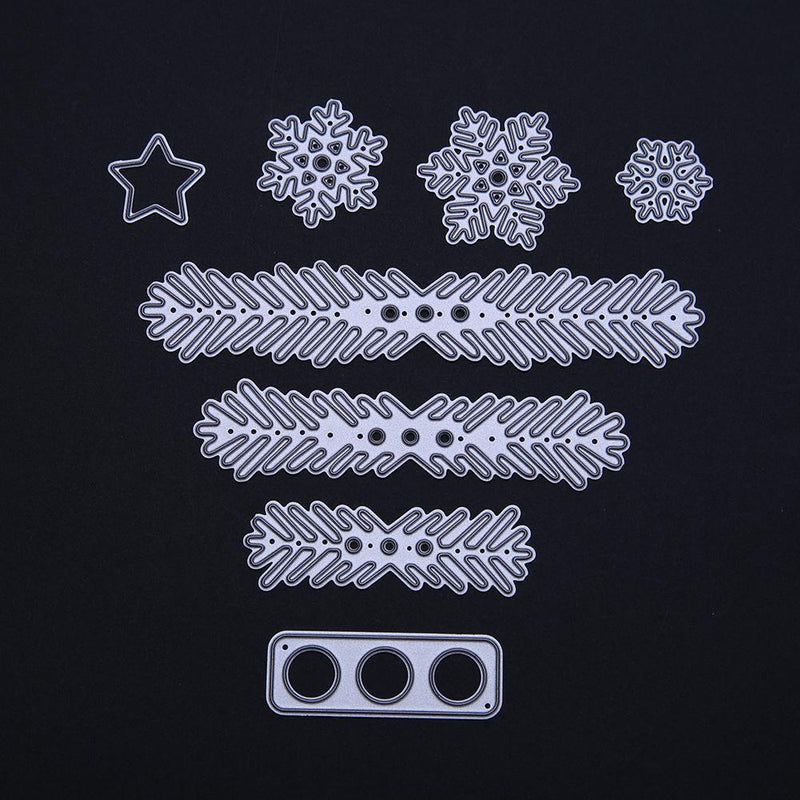Christmas Tree Punching Molds Dies Kit Crafts for DIY 3 Dimensional Christmas