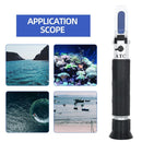 Hand-held For fishery Salinity 0-10% Salinity Refractometer Tester Salt meter