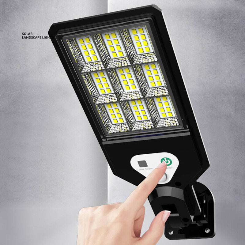 Solar Powered Wall Lamp Waterproof PIR Motion Sensor Outdoor Yard Light (A)