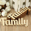 Script Wedding Alphabet Tree Crafts Wooden Letters DIY Decorations Family Word