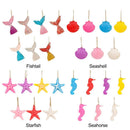 Home Decor Party Supplies Starfish Pendant Seashell Fishtail Seahorse Hanging