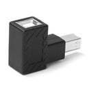 USB 2.0 Type B Male to Female Adapter Right Angled for Printer (Right)