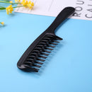 Hairdressing Straight Curly Detangler Hair Combs Salon Hair Styling (Black)