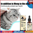 Cat Dog Ear Cleaner Mites Remove Ear Mites Ear Wax Relieve Itching Pet Cleansing