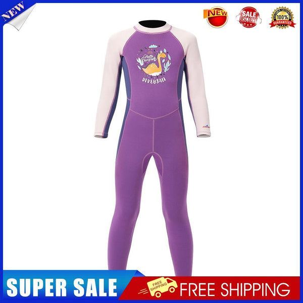DIVE SAIL Scuba Diving Snorkeling Swimming Kid Girl Wetsuit (M151567K XXL)