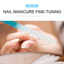 Glass Nail File Block Nail Polish Sanding Buffer Strips Polishing (Blue) Newly