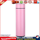 500ml Double-Layer Intelligent Temperature Insulation Water Bottle (Pink) Newly