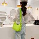 Casual Nylon Women Messenger Bags Fashion Solid Color Female Shoulder Handbag