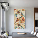 Zero Basis Paint by Number Kit Oil Drawing HandPainted Paint Bird Flower Patt