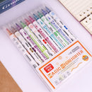 Color Changing Fluorescent Marker Drawing Tools Paint Pen Highlighter Pen Set