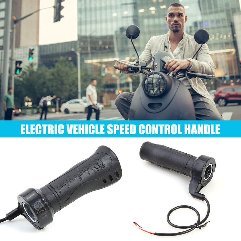 Electric Bicycle Speed Control Handleable E-Bike Scooter Wire Twist Throttle Grip