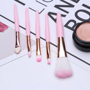 5pcs Professional Eyes Makeup Brushes Set Eyesshadow Eyebrows Beauty Cosmetics
