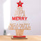 Xmas Desktop Decorations Desk Wood Craft Wooden Ornaments Christmas Table Decor