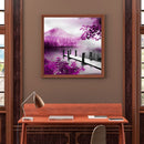 5D DIY Diamond Painting Kits Full Round Drill Waterscape Mosaic Picture Wall