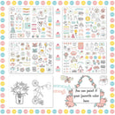 4* Wedding Planning Stickers Wedding Engagement Self-adhesive Planning O3Y2
