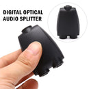 Opto-optical Toslink Distributor Splitter Adapter for Optical Cables 1 IN 2 OUT&