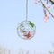 Hanging Solar Luminous Butterflies Round Ball Light Decorative Lighting Lamp