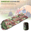 Outdoor Camping Envelope Sleeping Bags Print Sleeping Bag (Army Green Camo)