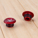 Bike MTB 1 Pair Mini Aluminum Alloy Grip Handlebar Bar End red Newly