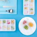 14 Grids Silicone Ice Cube Tray Summer Homemade Ice Cube Mold (Sky Blue) Newly