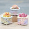 Hand Kneaded Bark Texture Square Pot White Pottery Flower Pot Succulent N9W4