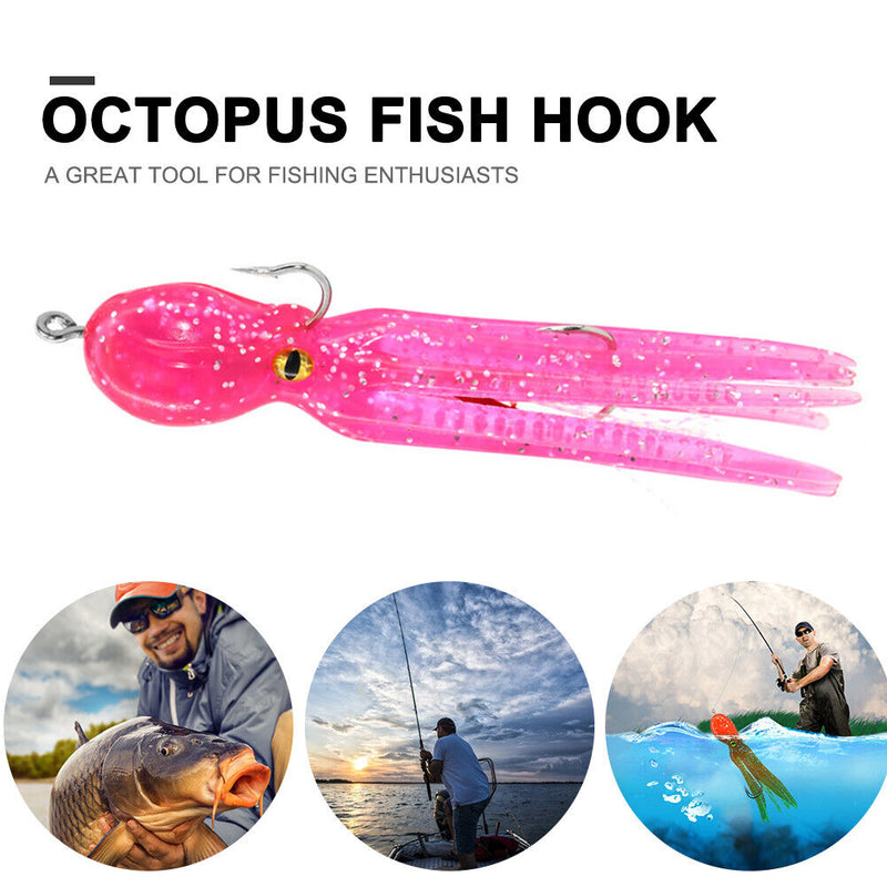 11cm 22g Octopus Swimbait Soft Fishing Lures with Hooks Artificial Wobbler Bait