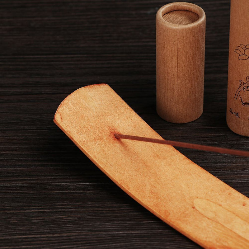 Wooden Keisaku Aromatherapy Stick Holder Ash Catcher Censer Incense Bvrner