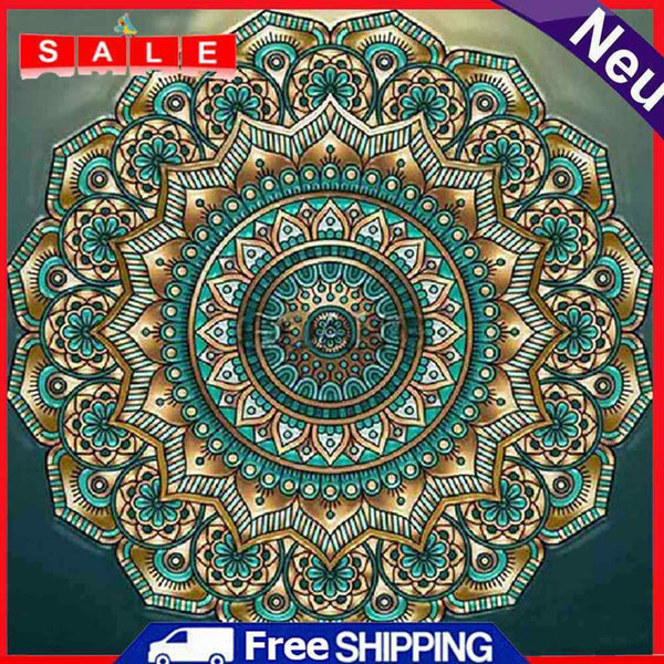 5D DIY Round Diamond Painting Mosaic Rhinestone Picture Mandala Kit