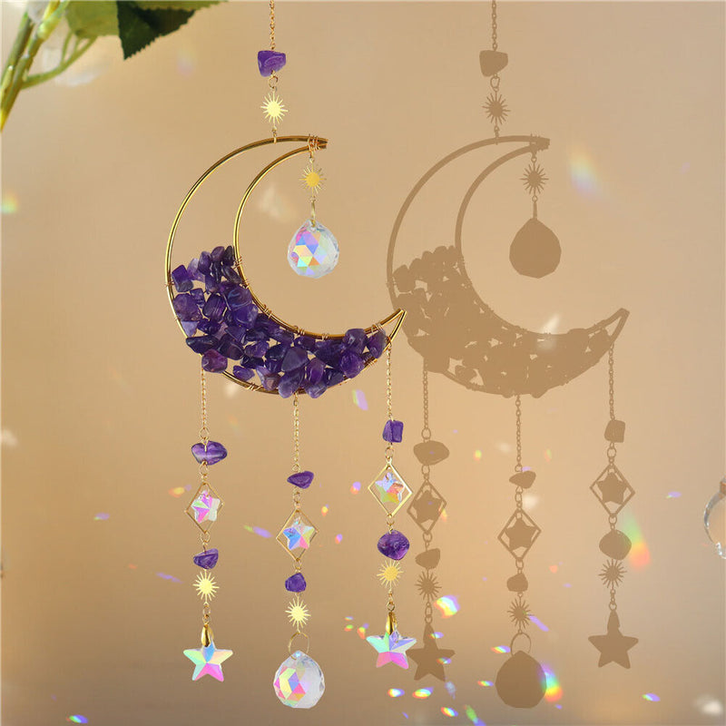 #A Wind Chime Crystal Catcher Pendant Prism Chaser Jewelry Home Curtains Decor