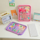 11 inch Cartoon Tablet Protective Pouch Clear Case Laptop Cover (Purple) Newly