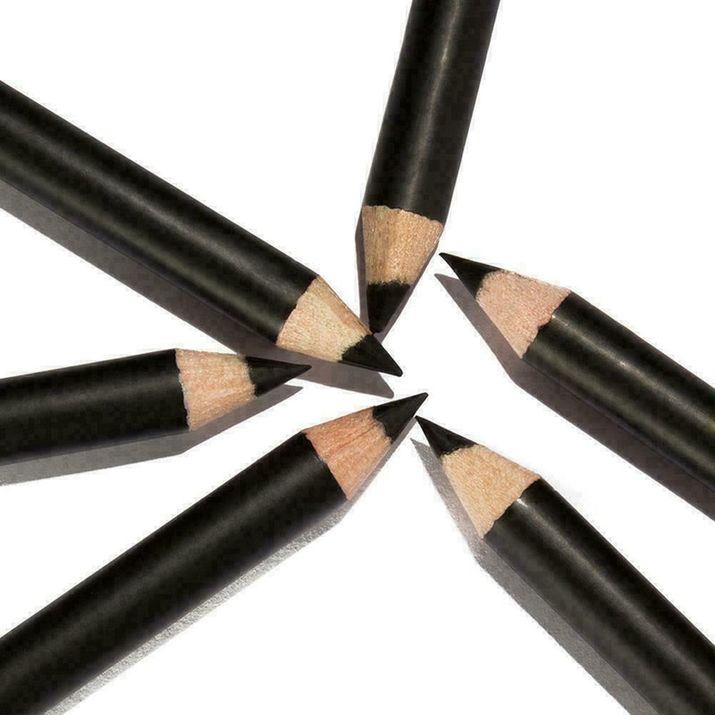 12PCS Waterproof Eye Liner Beauty Cosmetic Smooth Black Penc F9C4 Eyeliner V2F6