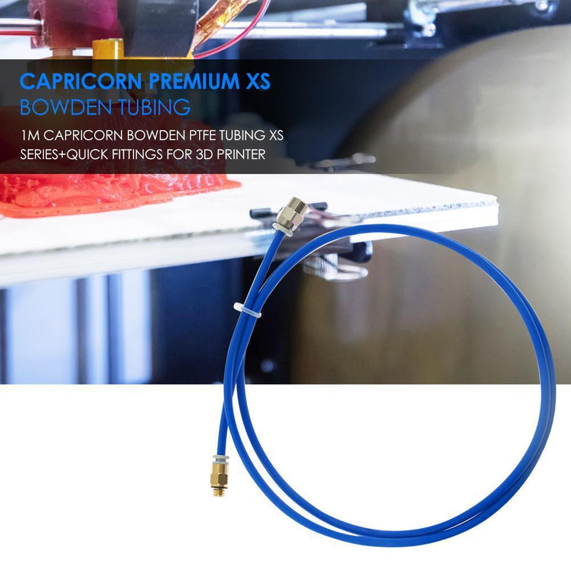1m Tube Quick Fitting Straight Pneumatic Fittings Capricorn Bowden PTFE Tubing