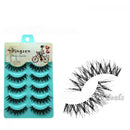 Makeup Cross Long Thick False Eyelashes Black Handmade Eye Lashes Extension