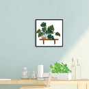 14CT Partial Cross Stitch Monstera Stamped DIY Embroidery Kits Printed Art