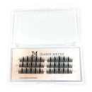 Fluffy Criss-cross Dramatic Individual Lashes False Eyelashes V-shape Segment