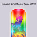 LED Flame Bulb Light Simulation Flicker Flame Atmosphere Lamp (Multicolor) Newly