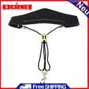 Neck Strap Adjustable Leather Shoulder Harness Belt with Metal Buckle Saxophone