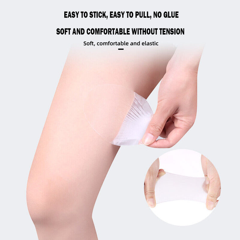 Unisex Transparent Anti-Friction Body Thigh Tape Pads Ultra-Thin for Outdoor