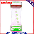 2 Color Movement Visual Timer Liquid Oil Drops Acrylic Hourglass Desktop Decor