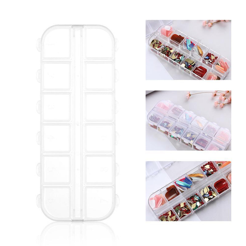 Drug Pill Holder Nail Art Tips Craft Organizer Small Case Storage Boxes